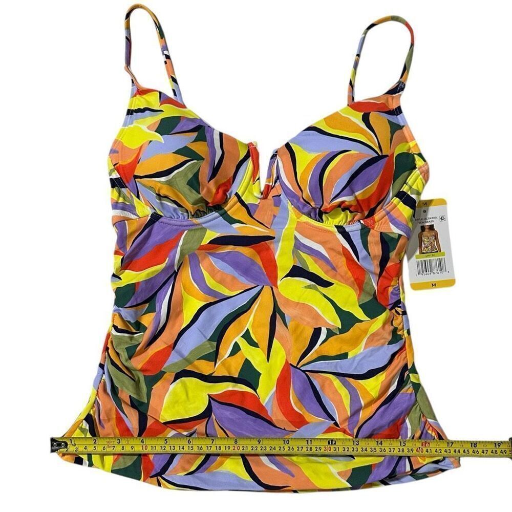 Anne Cole Women’s Tankini Swim Top Size Medium - Picture 8 of 12